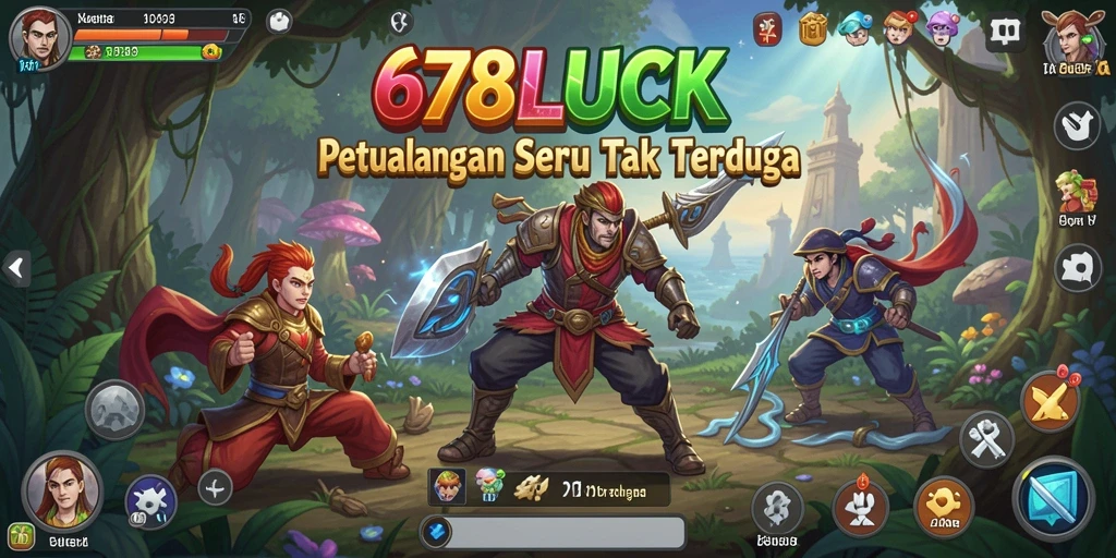 Tampilan utama 678LUCK dengan gameplay yang menantang dan seru.
