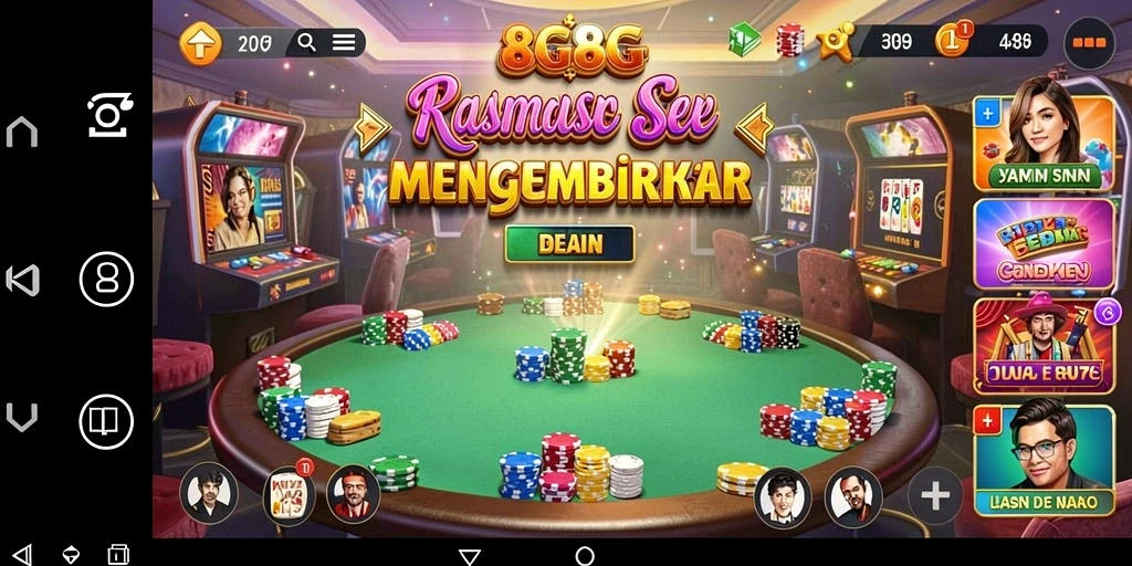 Tampilan gameplay seru dalam 8G8G dengan grafis memukau.