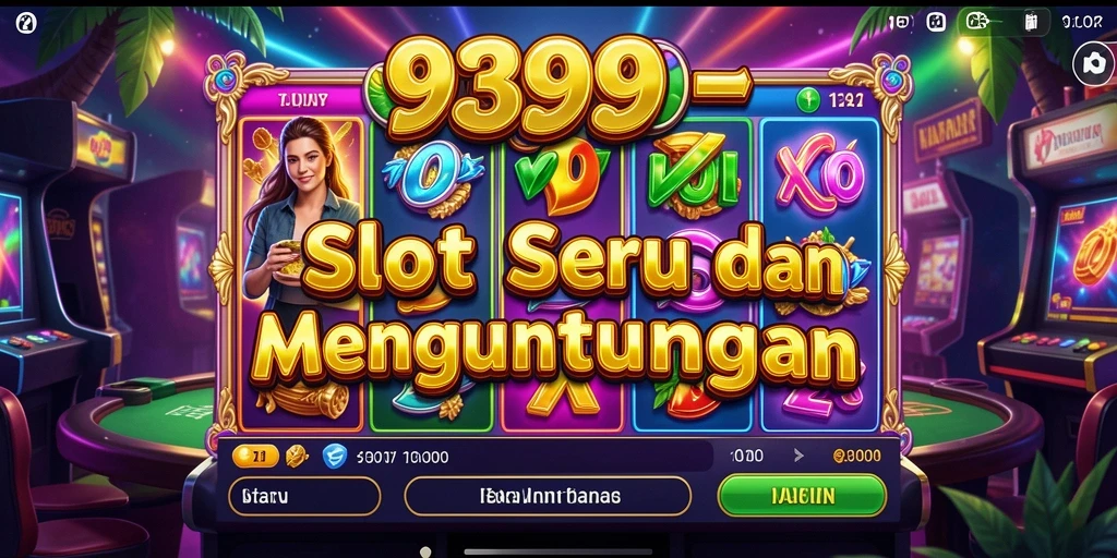 Tampilan gameplay menarik dari 9399 dengan berbagai tema slot.
