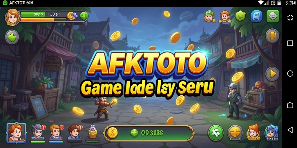 Screenshot gameplay menyenangkan AFKTOTO di tengah aksi Idle.