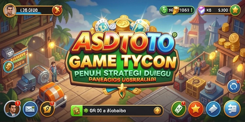 Screenshot gameplay ASDTOTO menampilkan manajemen bisnis yang menarik.