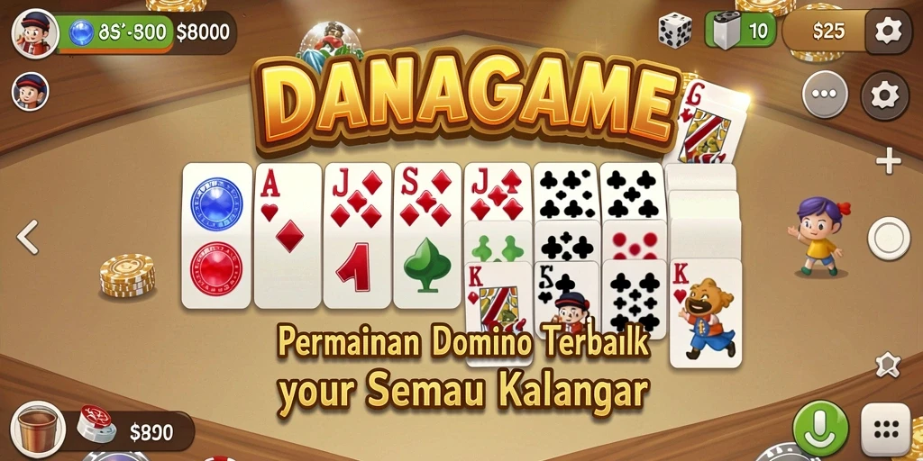 Tampilan utama gameplay <strong>DANAGAME</strong> dengan suasana permainan yang seru.