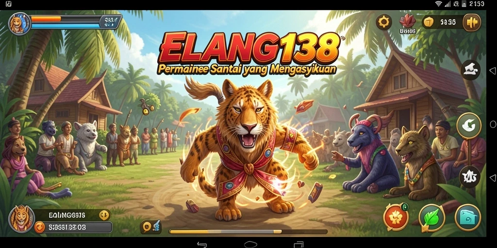 Tangkapan layar permainan ELANG138 yang menunjukkan grafik cerah dan interaksi gameplay.