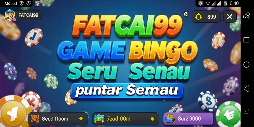 Tampilan seru gameplay dalam FATCAI99 Bingo.