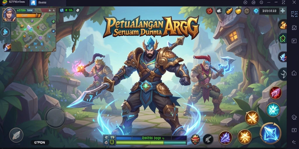 Gameplay mendebarkan di GTPIDN dengan aksi ARPG yang seru.