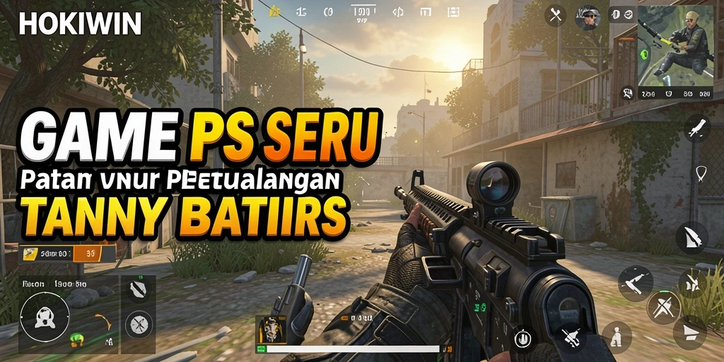 Tampilan gameplay seru HOKIWIN dengan aksi tembak-menembak yang mendebarkan.