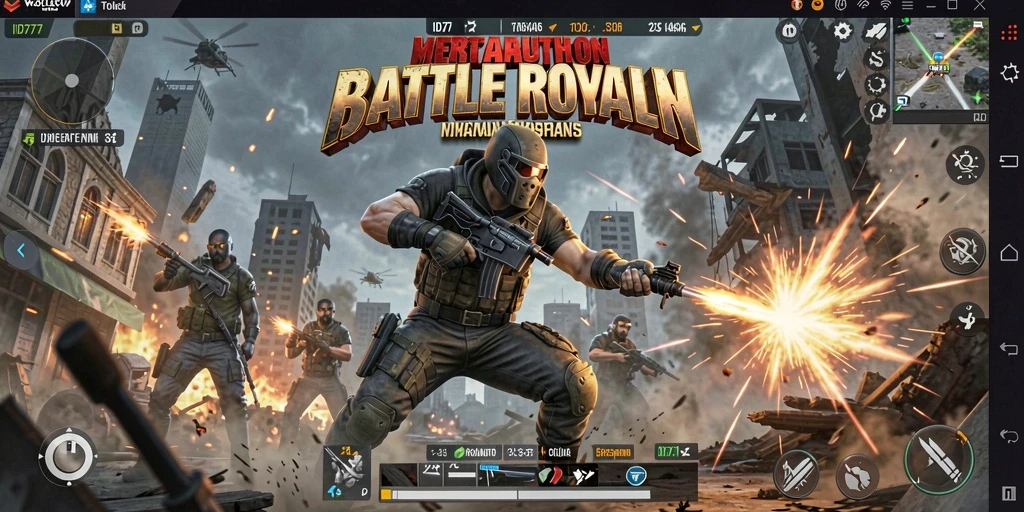Gameplay seru di ID777 dengan aksi Battle Royale yang penuh ketegangan.