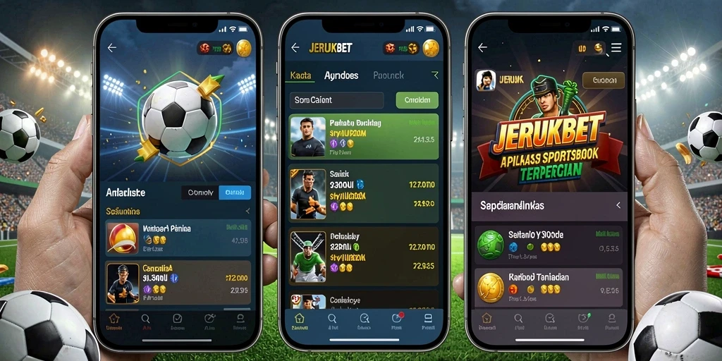 Tampilan menarik aplikasi JERUKBET dalam menampilkan taruhan olahraga.
