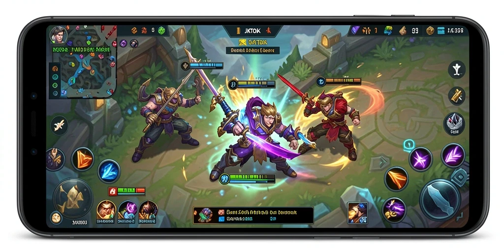 Tampilan gameplay JKTOK yang seru dan menegangkan.