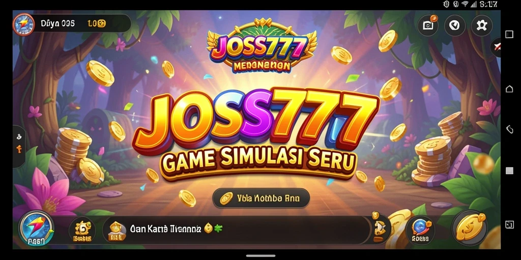 Tampilan gameplay seru dalam dunia simulasi JOSS777.