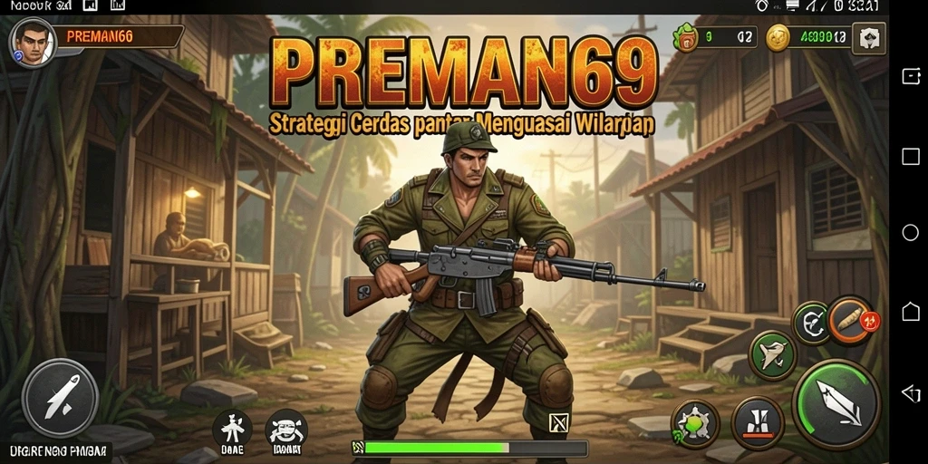 Tampilan gameplay seru dan penuh strategi dari PREMAN69.