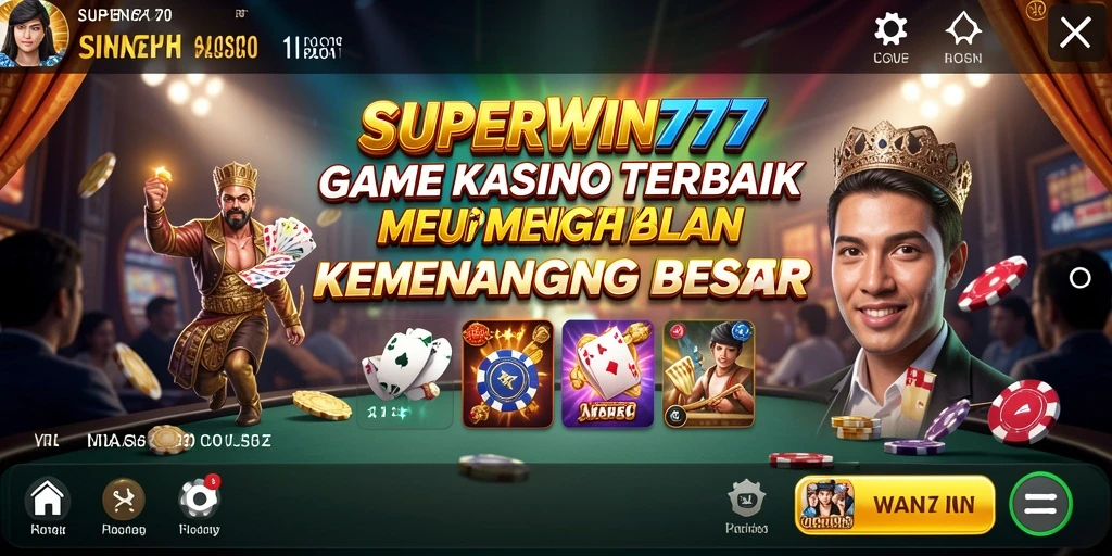 Tampilan gameplay SUPERWIN777 yang menarik dan penuh aksi.