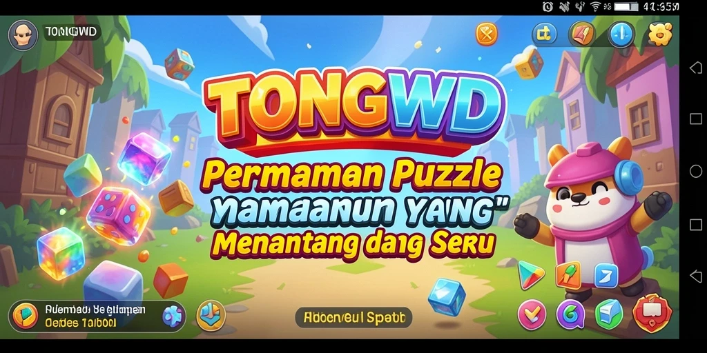 Tangkapan layar TONGWD menampilkan gameplay Puzzle yang menarik.