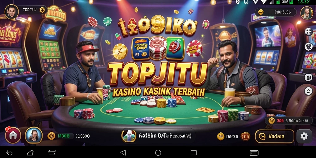 Tampilan gameplay menarik dari aplikasi Kasino TOPJITU yang mengasyikkan.