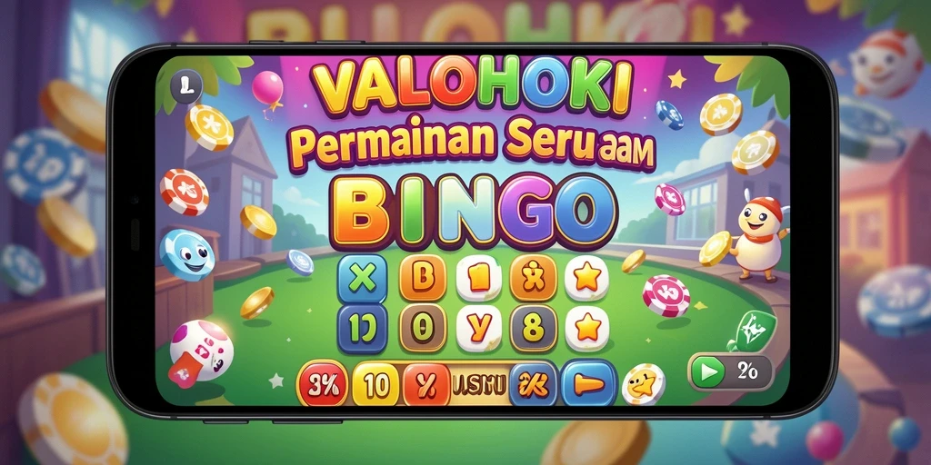 Screenshot utama VALOHOKI menampilkan gameplay Bingo yang seru dan interaktif.